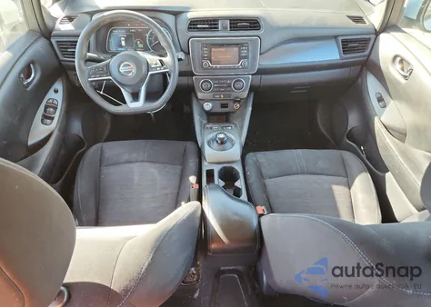 2018 Nissan Leaf S z USA, uszkodzony, nr VIN 1N4AZ1CP1JC314593